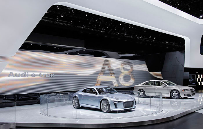 launching of e-tron and A8 